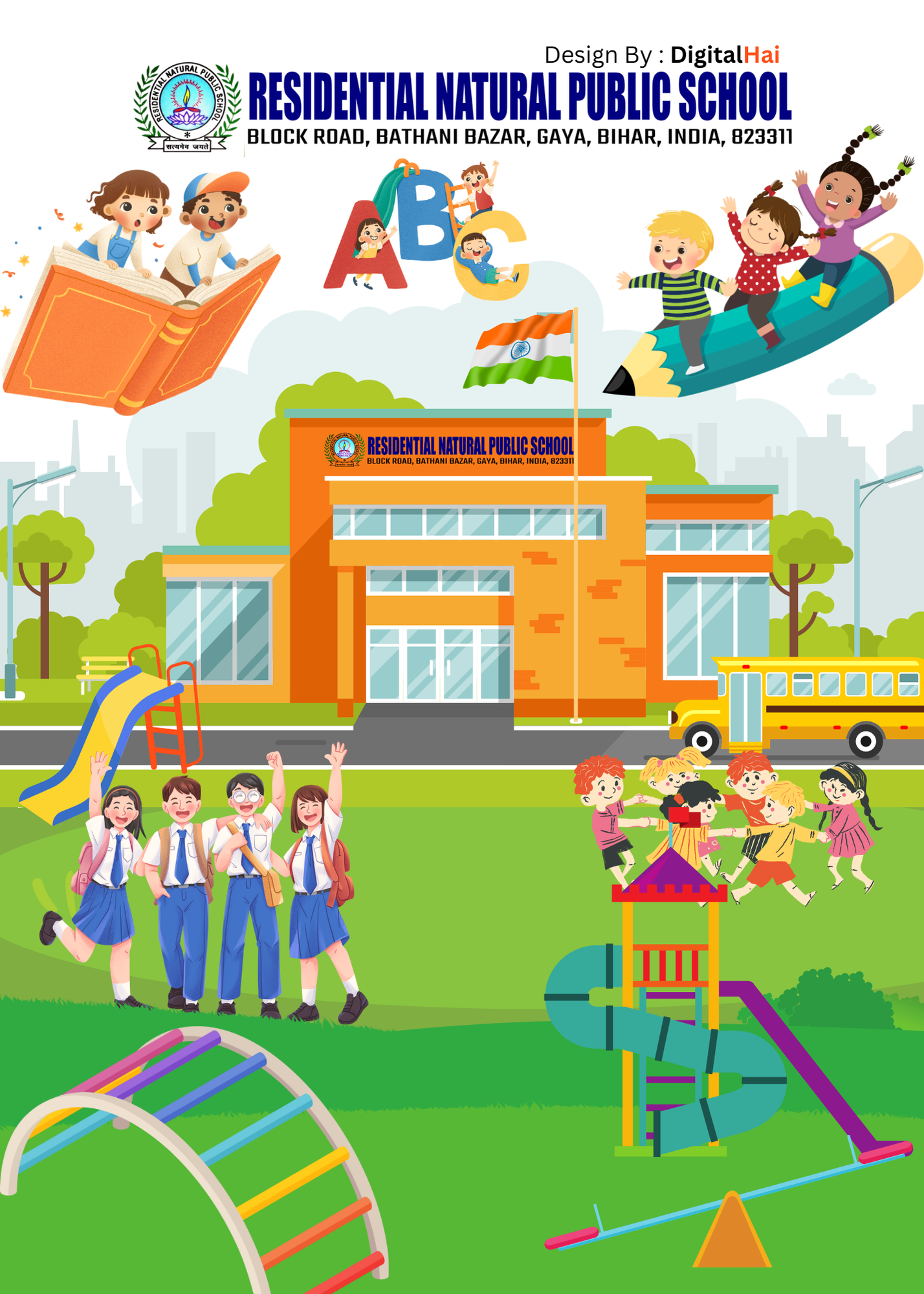 Residential Natural Public School Gaya Banner 2025